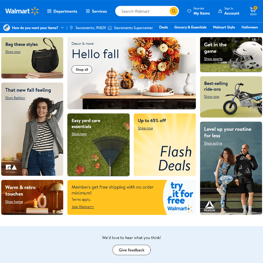 Walmart screenshot